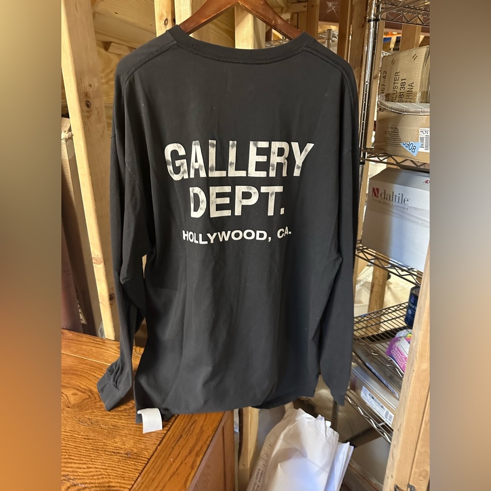 Gallery Dept Black Long Sleeve T-Shirt